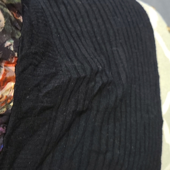 Ted Baker Cardigan with Woven Floral Printed Back Panel - Picture 8 of 9